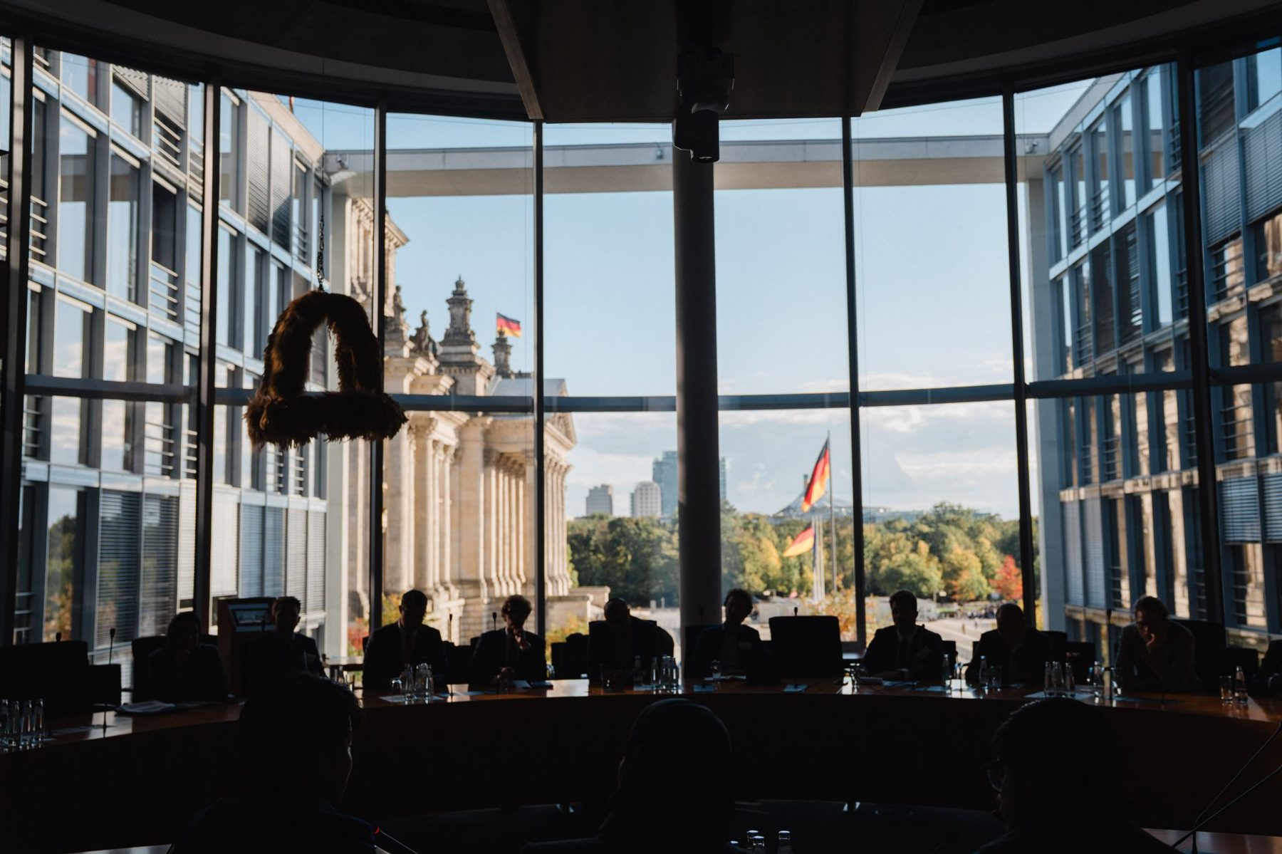 Conference session on trade and connectivity in Berlin