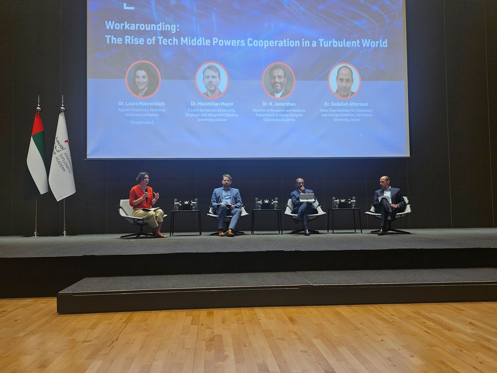 Panel discussion in Abu Dhabi, April 2025
